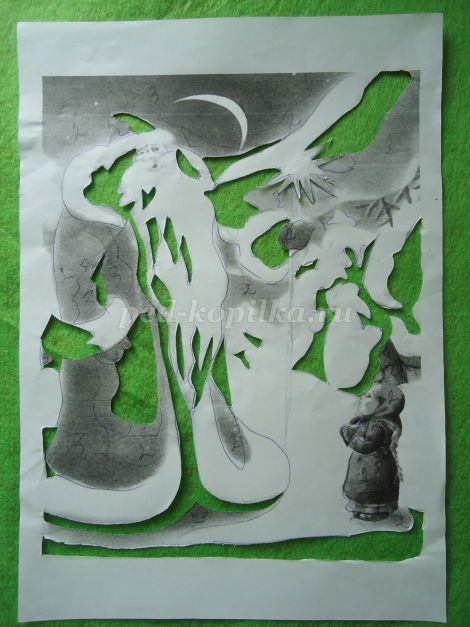 Мастер-класс по рисованию: набрызг "Морозко", часть 1 Мастер-класс по рисованию: набрызг "Морозко", часть 1