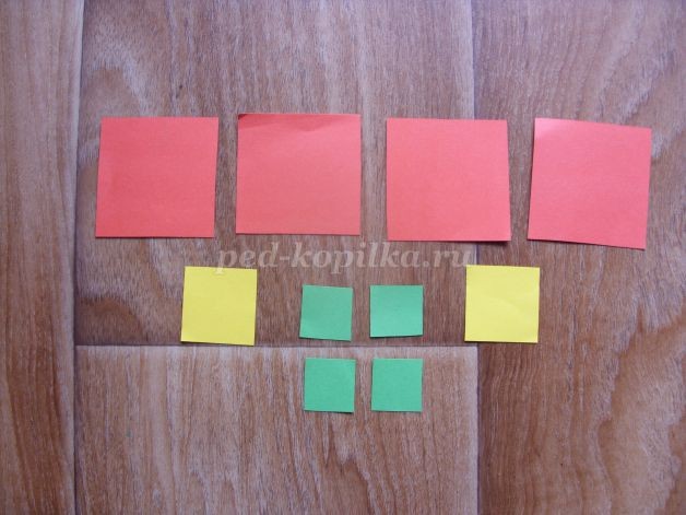 Оригами "Полевые цветы": мастер-класс, часть 1