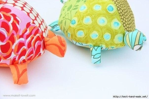 Шьем черепашек: мастер-класс