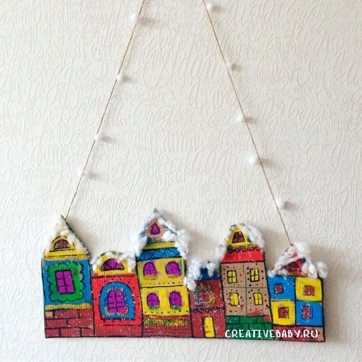 ​Домики в снегу