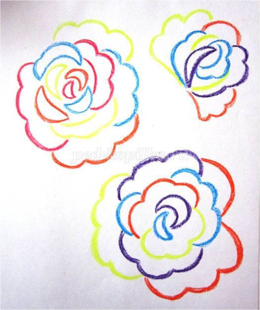 Рисование цветов акварелью "Радужные розы": мастер-класс, часть 3 Рисование цветов акварелью "Радужные розы": мастер-класс, часть 3