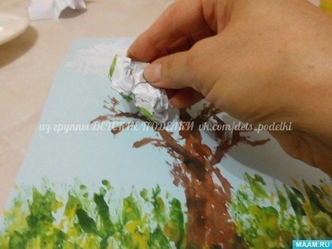 Летнее нетрадиционное рисование