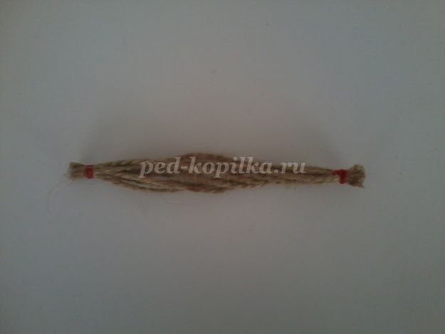 Конь и коза из шпагата детскими руками: часть 3