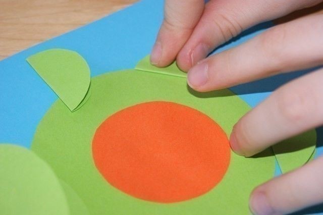 Лягушонок из кружочков Лягушонок из кружочков