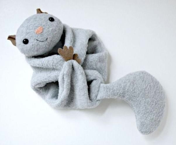 ​Милая белочка-летяга