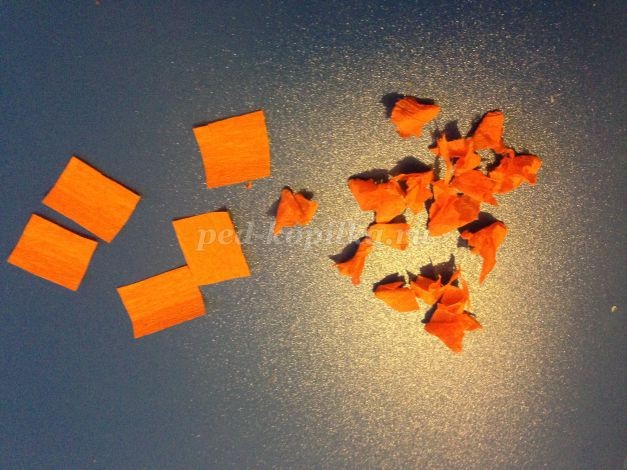 ​Новогодний шар из бумаги: часть 1