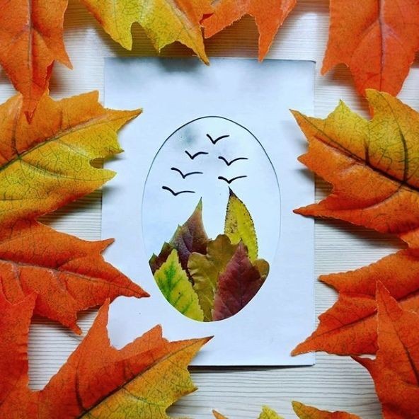 Осенняя открытка "Грачи улетели"