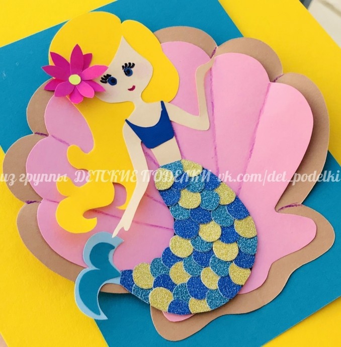 ​Русалочка в раковине