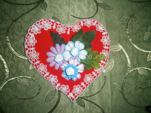 ​Сердечко в технике скрапбукинг: мастер-класс