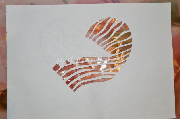 Сердечко в технике вырезания: часть 2 Сердечко в технике вырезания: часть 2