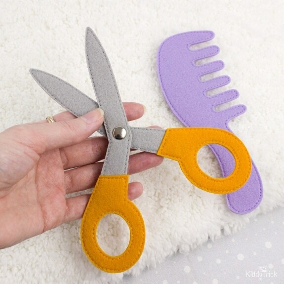 Безопасные ножницы и расчёска Безопасные ножницы и расчёска