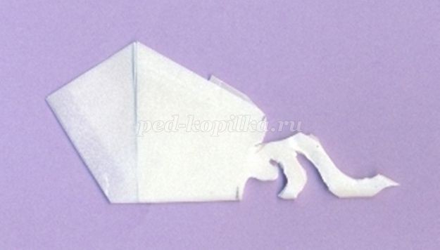 ​Рисуем невероятно красивую ёлочку белую на синем фоне: часть 3