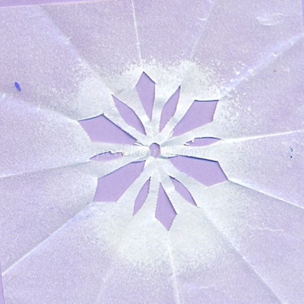 Рисуем невероятно красивую ёлочку белую на синем фоне: часть 5 Рисуем невероятно красивую ёлочку белую на синем фоне: часть 5