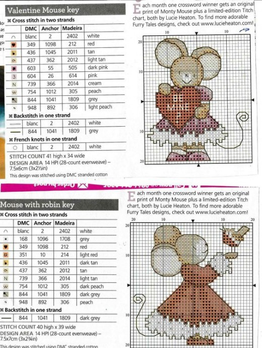 Вышиваем добрые сюжеты с мышатами