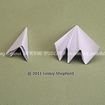 Зимние деревья из снежинок