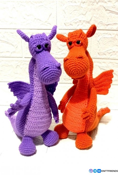 Драконы из пряжи