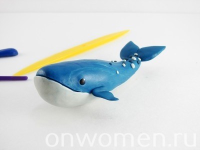 Лепим с детьми кита Лепим с детьми кита