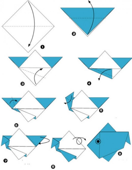 ​Рыбки оригами