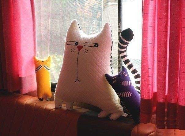 Шьём мягкую игрушку в виде кота Шьём мягкую игрушку в виде кота