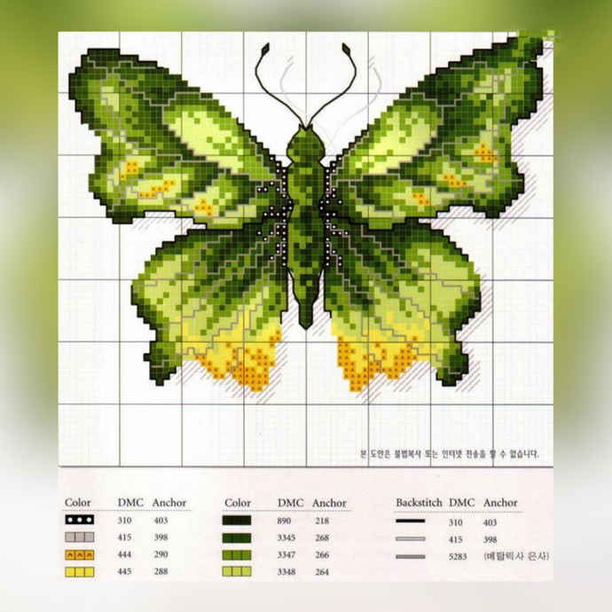 Вышиваем бабочек