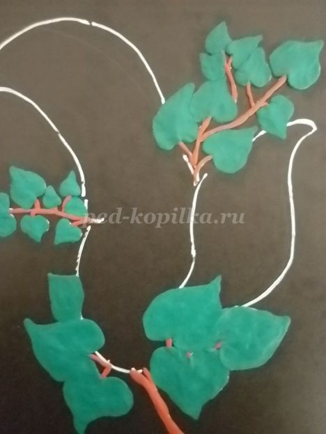 Весенние цветы из пластилина