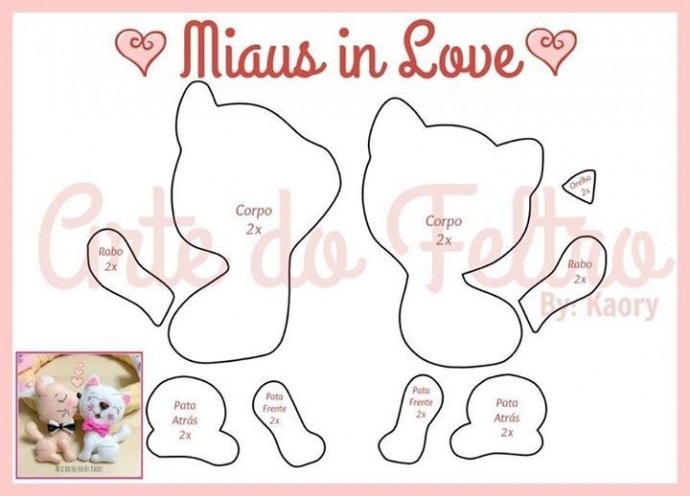 ​Милые зверушки из фетра