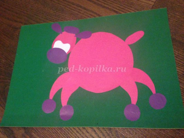 Овечка из цветной бумаги и ниток: часть 2 Овечка из цветной бумаги и ниток: часть 2