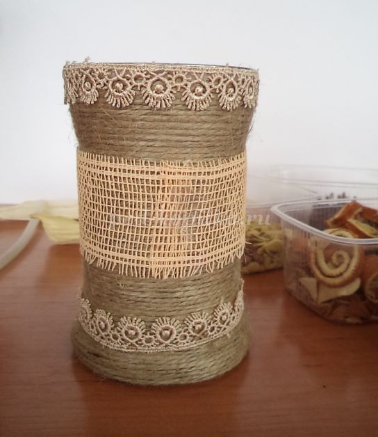 Подставка для канцелярских принадлежностей в стиле "эко" детскими руками: часть 2 Подставка для канцелярских принадлежностей в стиле "эко" детскими руками: часть 2