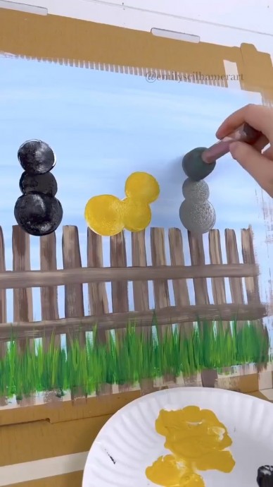 ​Три кота на заборе