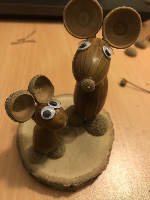 Животные из природных материалов