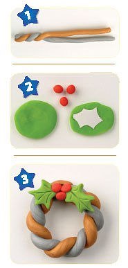 Чудесные новогодние поделки из пластилина Чудесные новогодние поделки из пластилина