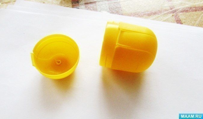 Цветочки из яиц от киндер-сюрпризов