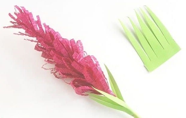 Делаем лаванду из бумаги Делаем лаванду из бумаги