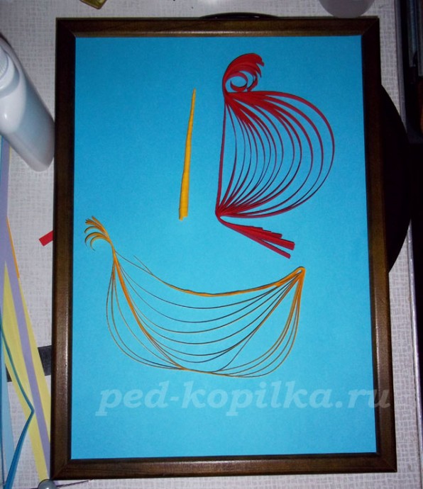 Мастер-класс квиллинг: парусник Мастер-класс квиллинг: парусник