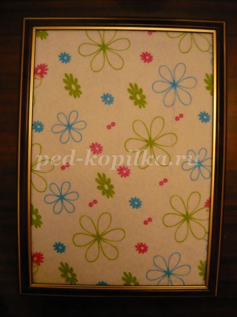 Декорирование рамки для фото: часть 1