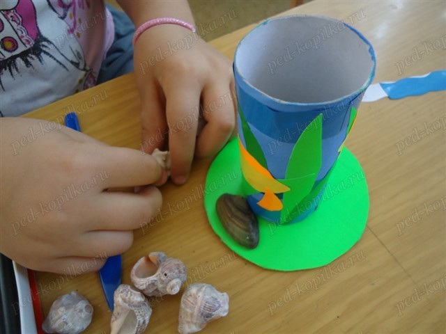 ​Карандашница из рулонов от туалетной бумаги: часть 2