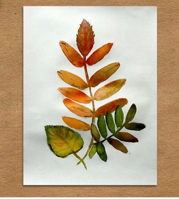 Рисуем осенние листья: мастер-класс