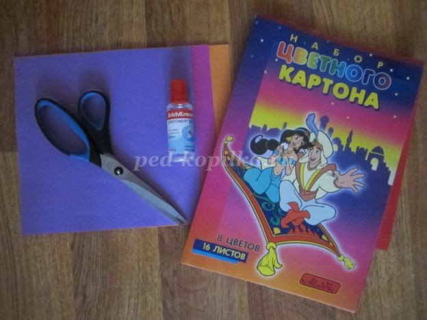 Оригами для детей: цветок