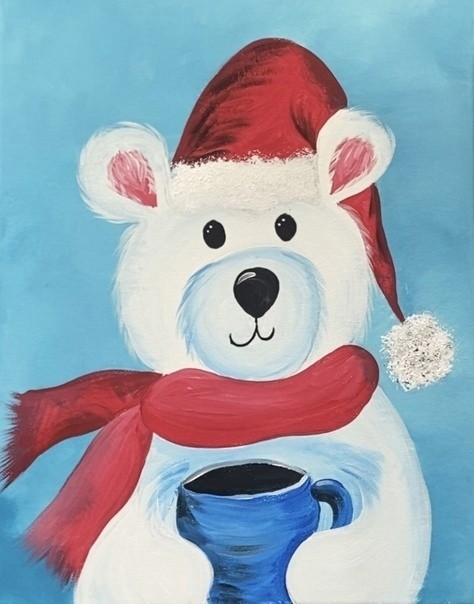 Мишка с чашкой чая Мишка с чашкой чая