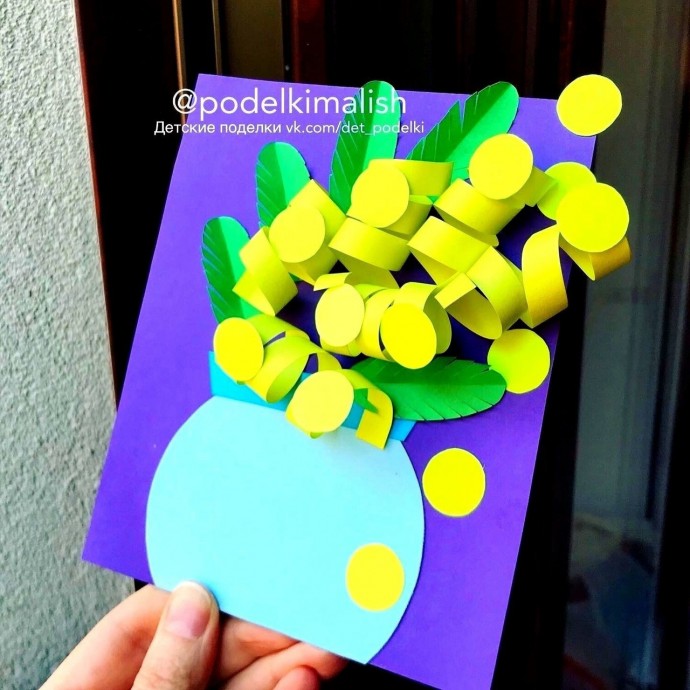 Мимоза в вазе