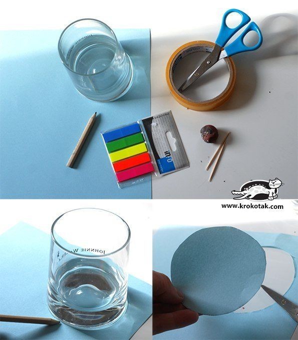 Курочки из бумаги