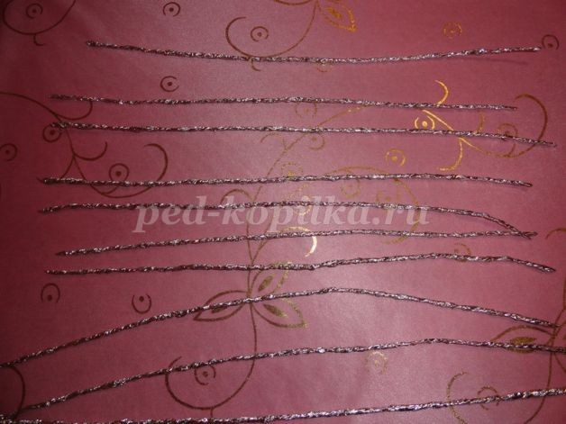 Мастерим с детьми новогодний подсвечник из фольги: часть 1