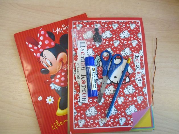 ​Объемная аппликация из цветной бумаги "Подсолнух": часть 1