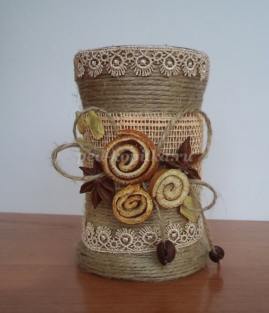 Подставка для канцелярских принадлежностей в стиле "эко" детскими руками: часть 2 Подставка для канцелярских принадлежностей в стиле "эко" детскими руками: часть 2