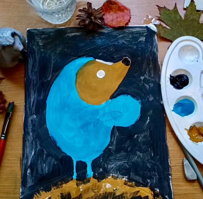 Рисуем ёжика в тумане Рисуем ёжика в тумане