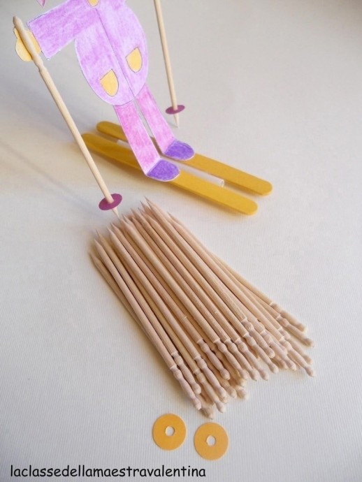 Спортивные лыжники Спортивные лыжники