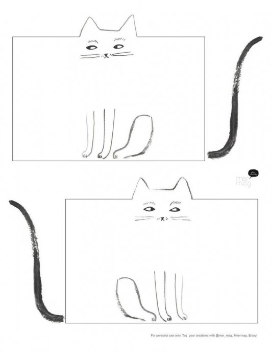 ​Кошечки из картона