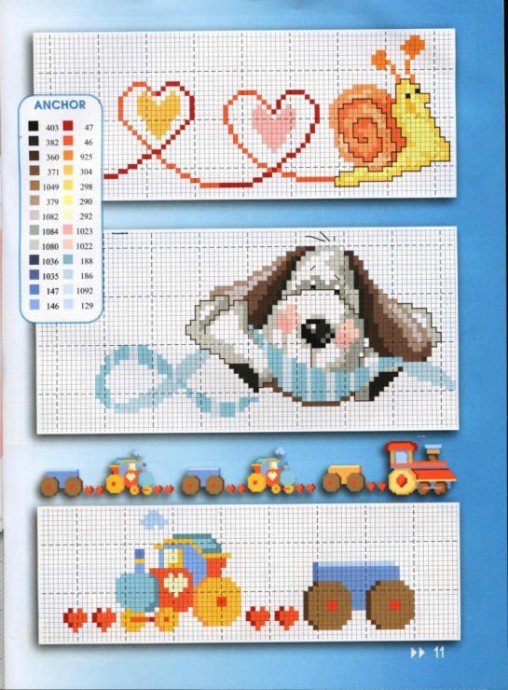 ​Вышиваем с детьми собачек