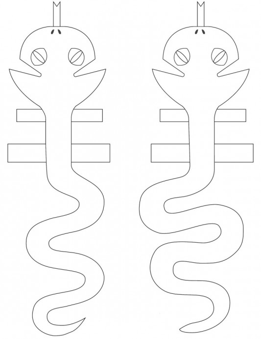 Змейка на пальчик