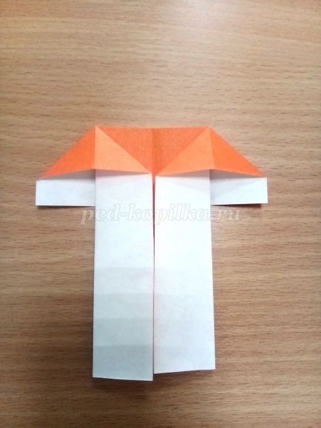 Грибок в технике оригами: часть 2